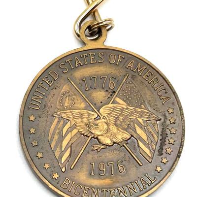 3 1976 America Pendants and an Alaska Token