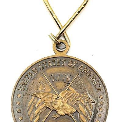 3 1976 America Pendants and an Alaska Token