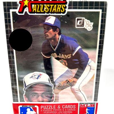 Assorted Vintage Baseball Card Collectibles