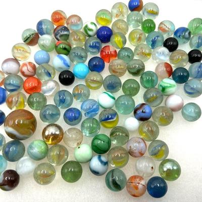 100 1970â€™s Era Marbles