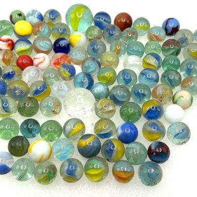 100 1970â€™s Era Marbles