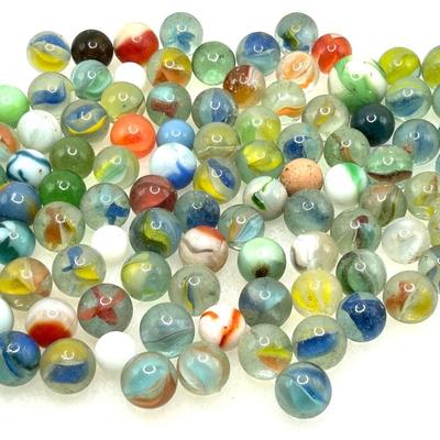100 1970â€™s Era Marbles