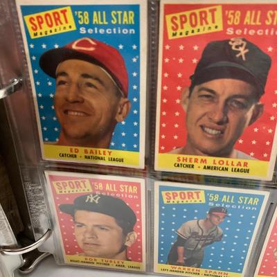 300 1958 Topps Baseball Cards CLEAN