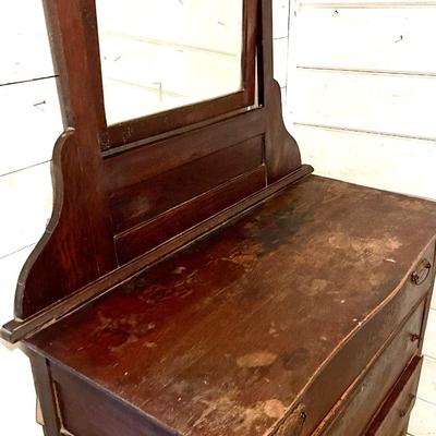 Antique 3 drawer dresser