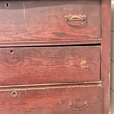 Antique 3 drawer dresser