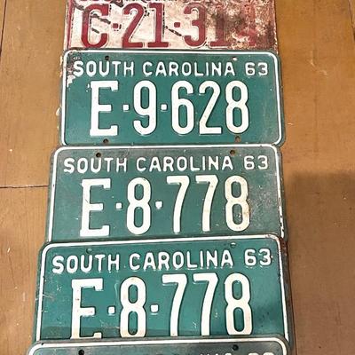 Vintage License Plates