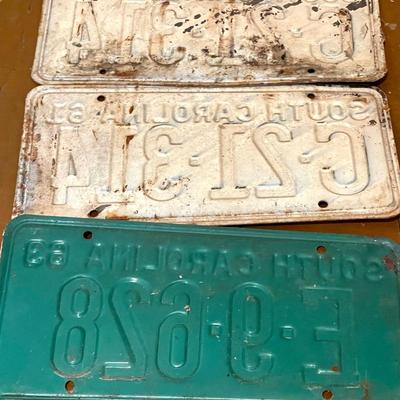 Vintage License Plates
