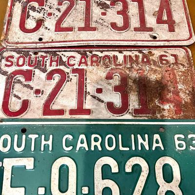 Vintage License Plates
