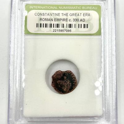 C. 330 AD Constantine the Great Era Roman Coin