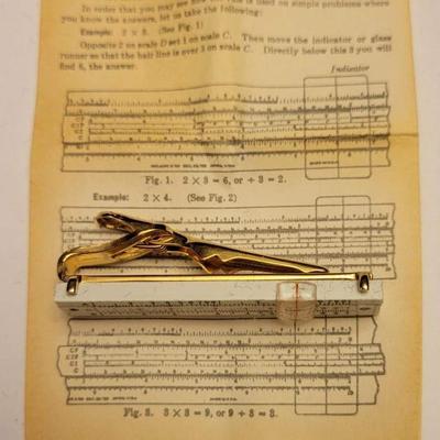 Slide Ruler Tie Clip