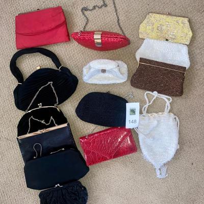 Lot of vintage beaded purses