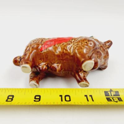 VINTAGE RUTHERFORD WHISKEY BULL DECANTER