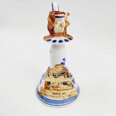 RYNBENDES TRIPLE SEC DELFT HOLLAND DECANTER W/ HANDLE