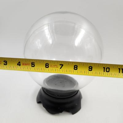 FANTASTIC VINTAGE GLASS PEDESTAL TERRARIUM