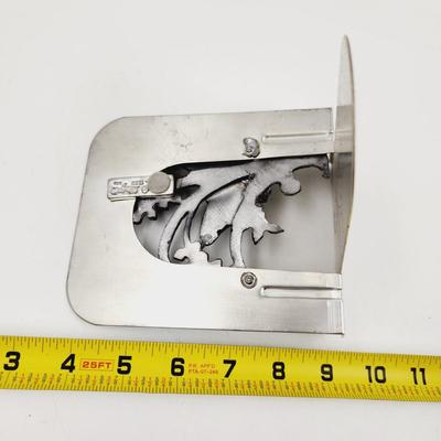 1 VINTAGE METAL METZKE BUTTERFLY BOOK END