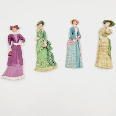VICTORIAN LADIES MAGNET SET