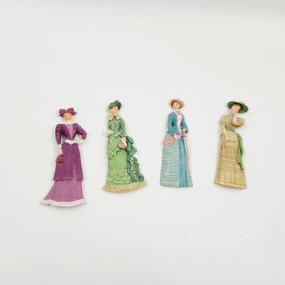 VICTORIAN LADIES MAGNET SET