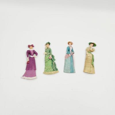 VICTORIAN LADIES MAGNET SET