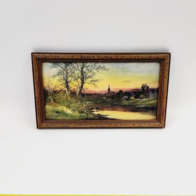 VINTAGE FRAMED ART PRINT