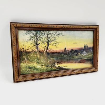 VINTAGE FRAMED ART PRINT