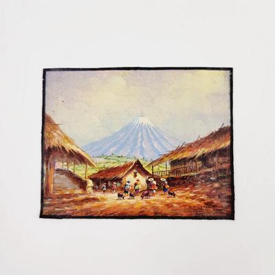 BEAUTIFULLY DETAILED VINTAGE HAND PAINTED - O MONEEAYO - ART