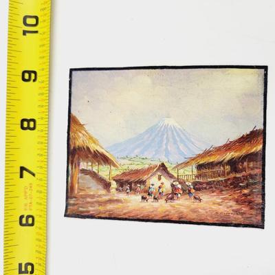 BEAUTIFULLY DETAILED VINTAGE HAND PAINTED - O MONEEAYO - ART