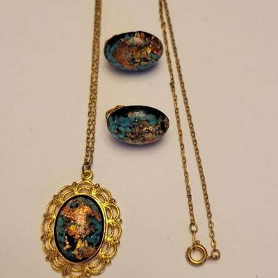 Necklace and Earrings