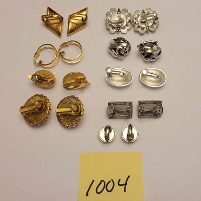Silver and Gold Tone Earrings