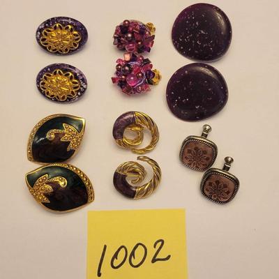 Purple Earrings