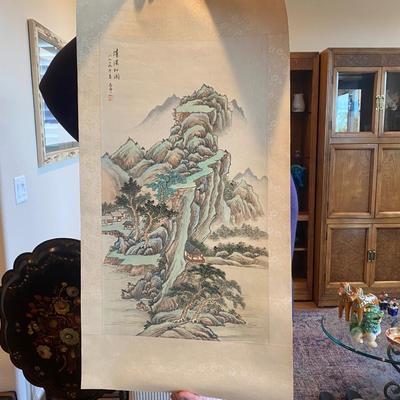 Asian Scroll Painting