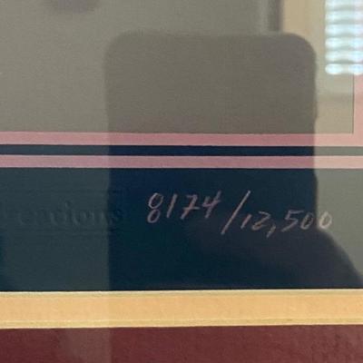 Framed 1986 numbered New Orleans Jazz Festival Poster  (8174 / 12500)