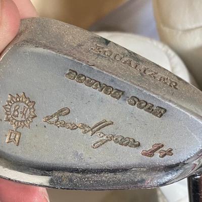 Ladies Vintage Golf Clubs & rolling Bag - 