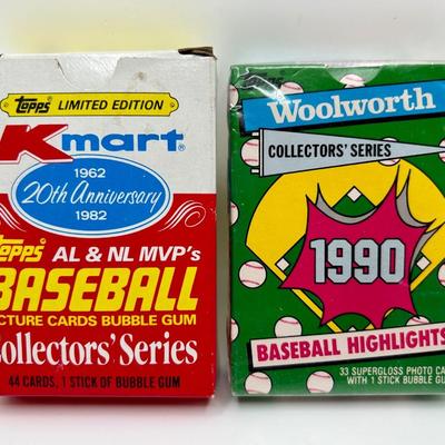 1982 and 1990 Baseball Cards