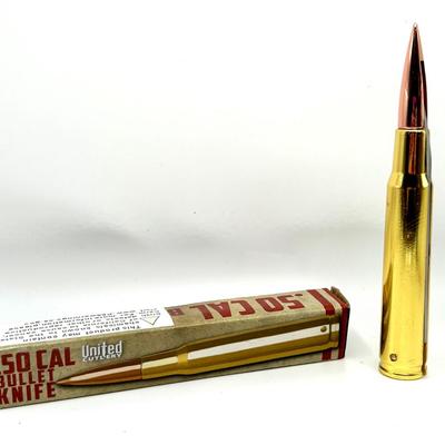 .50 Caliber Bullet Knife - New in Box