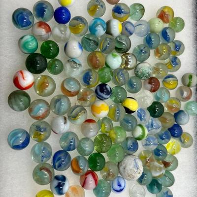 100 Vintage Marbles