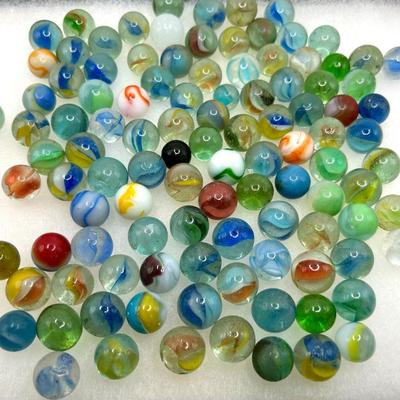 100 Vintage Marbles
