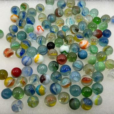 100 Vintage Marbles