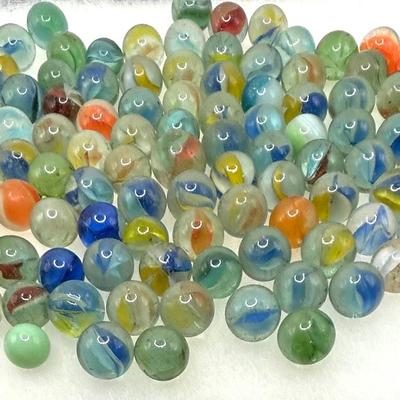 100 Vintage Marbles