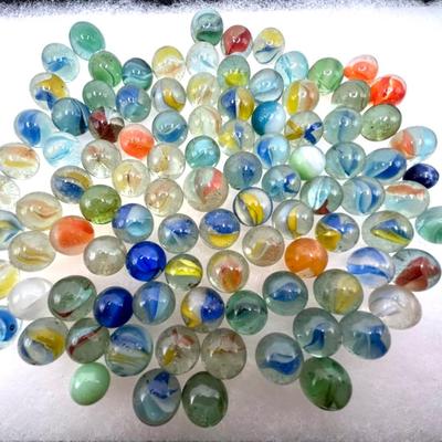 100 Vintage Marbles