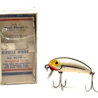 Wright & McGill Miracle Minnow Lure in Original Box #466W