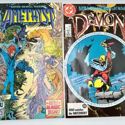 2 1990 Comic Books Demon and Amethyst