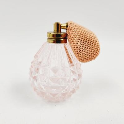 VINTAGE PINK PERFUME BOTTLE - EMPTY