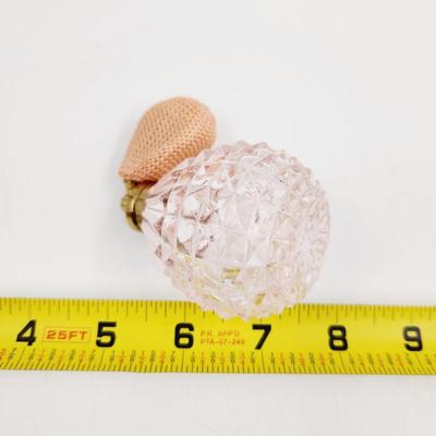 VINTAGE PINK PERFUME BOTTLE - EMPTY