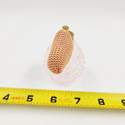 VINTAGE PINK PERFUME BOTTLE - EMPTY