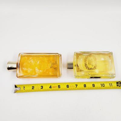 FANTASTIC VINTAGE GLASS BOTTLE PERFUME DUO