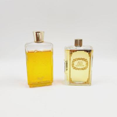 FANTASTIC VINTAGE GLASS BOTTLE PERFUME DUO