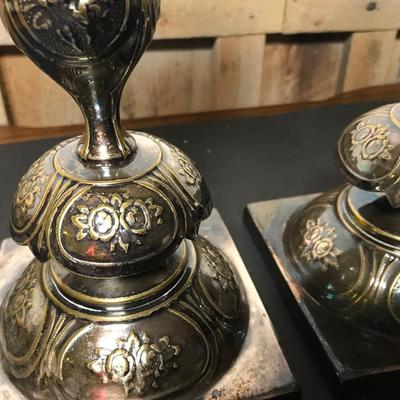 IMPERIAL RUSSIAN CANDLESTICKS