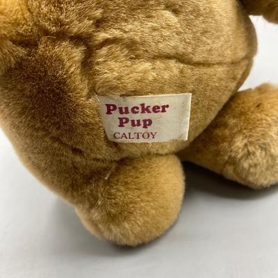 Small Plush Stuffed Animal Dog Puppy Pucker Pup Caltoy