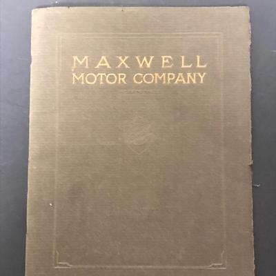 1913 MAXWELL MOTOR COMPANY
