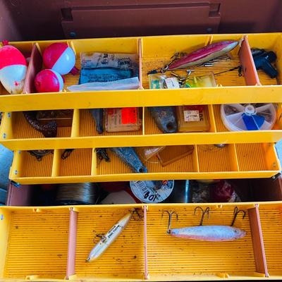 Collection of Fishing Lures and Tackle Boxes (G-SL)